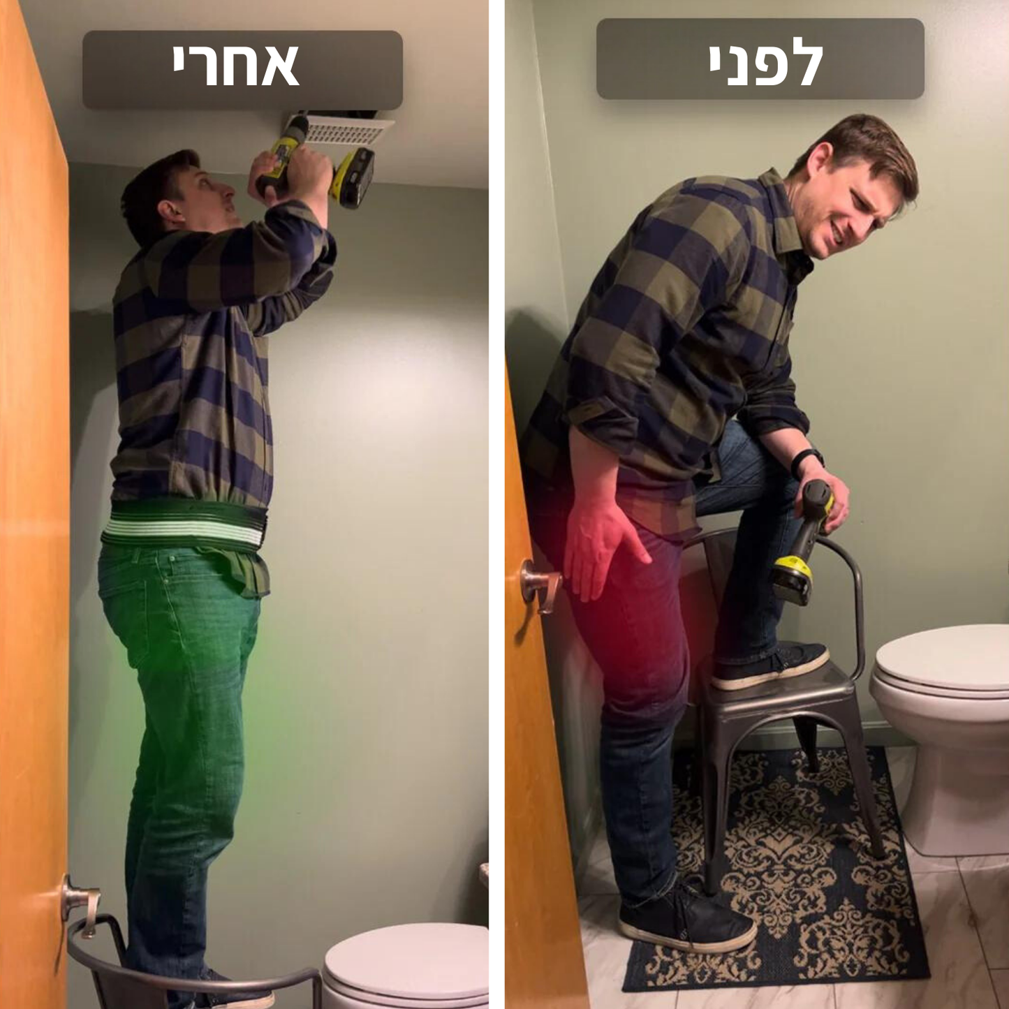 Painless חגורה להקלה על כאבי גב תחתון וסיאטיקה מבית פיינלס