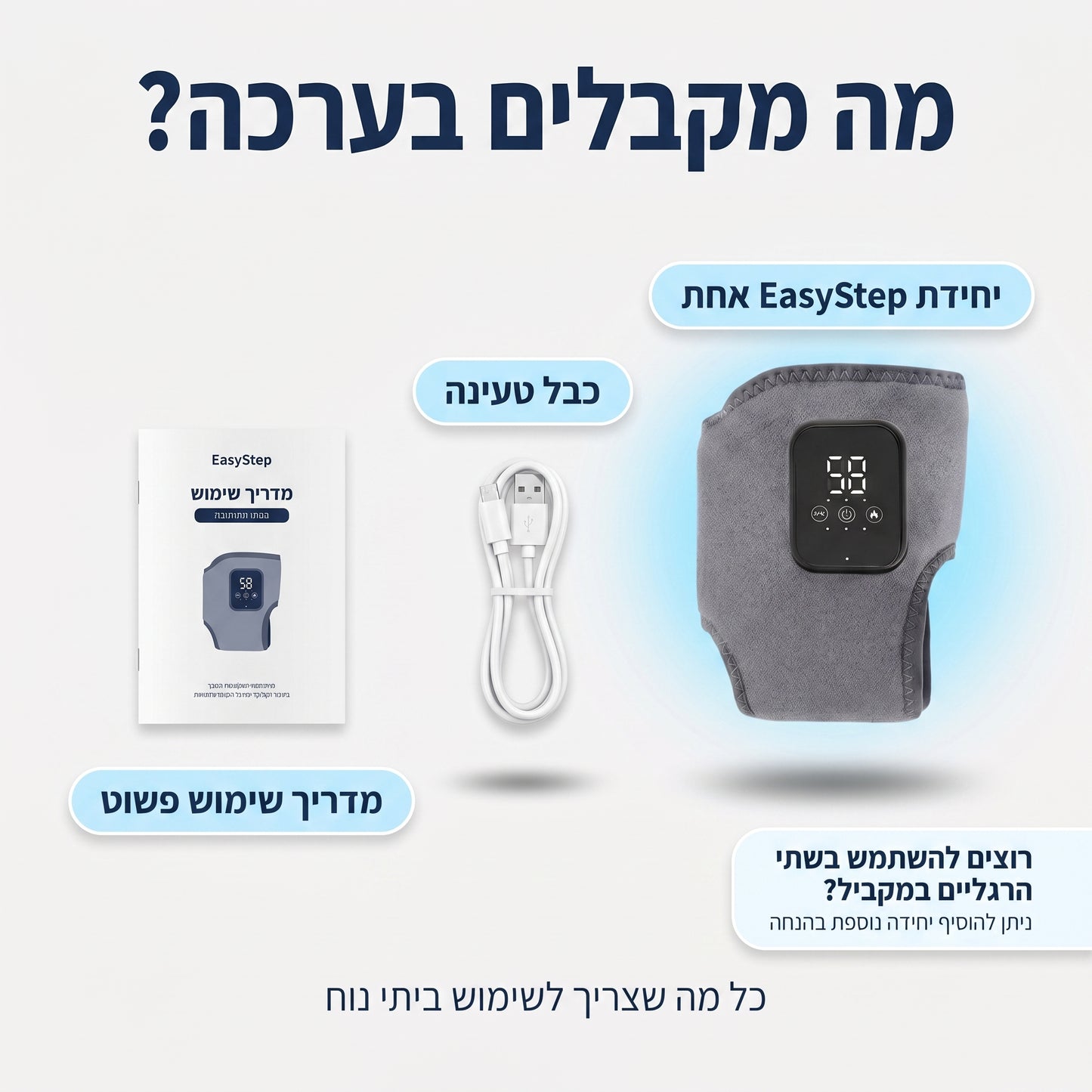 איזיסטפ - מעסה כף הרגל 3 ב-1